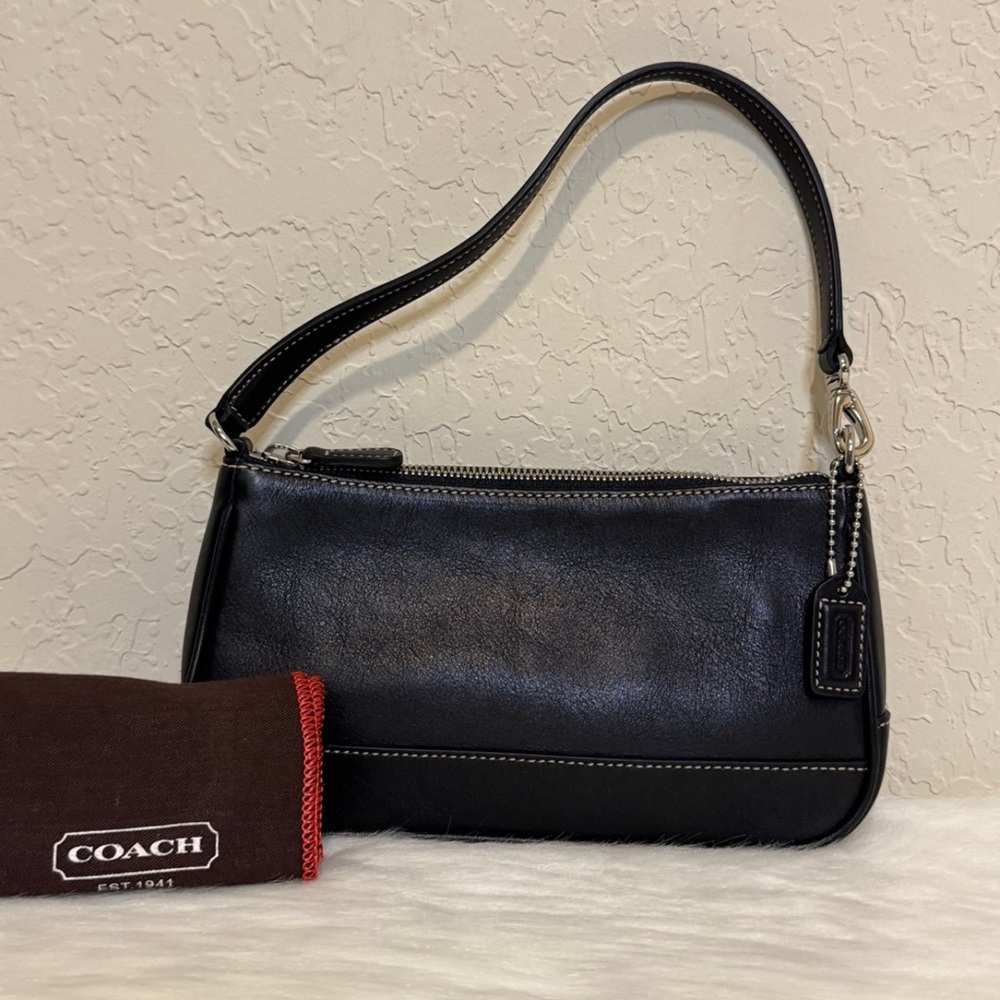 Coach Hamptons Leather Demi Pouch